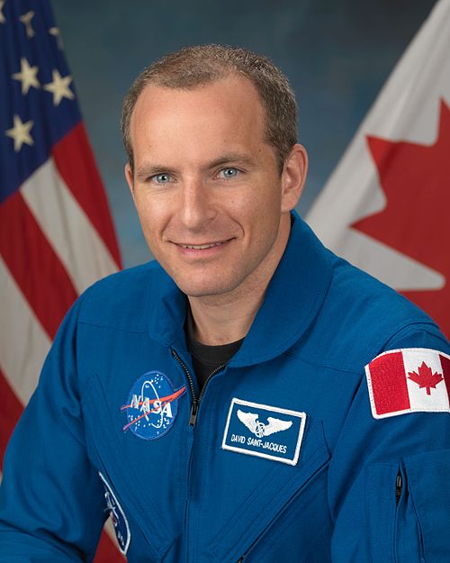 David Saint-Jacques in CSA uniform